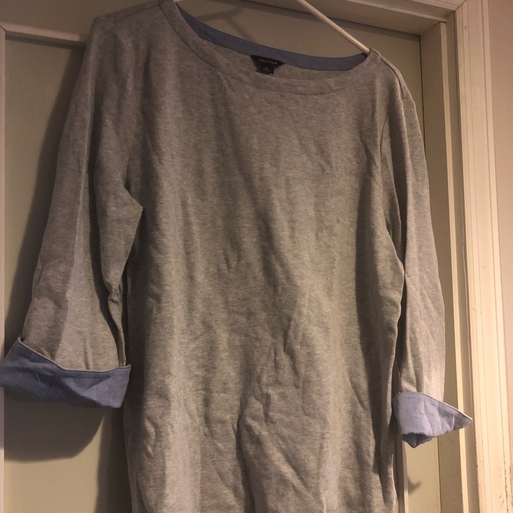 Nautica light weight cotton long-sleeve